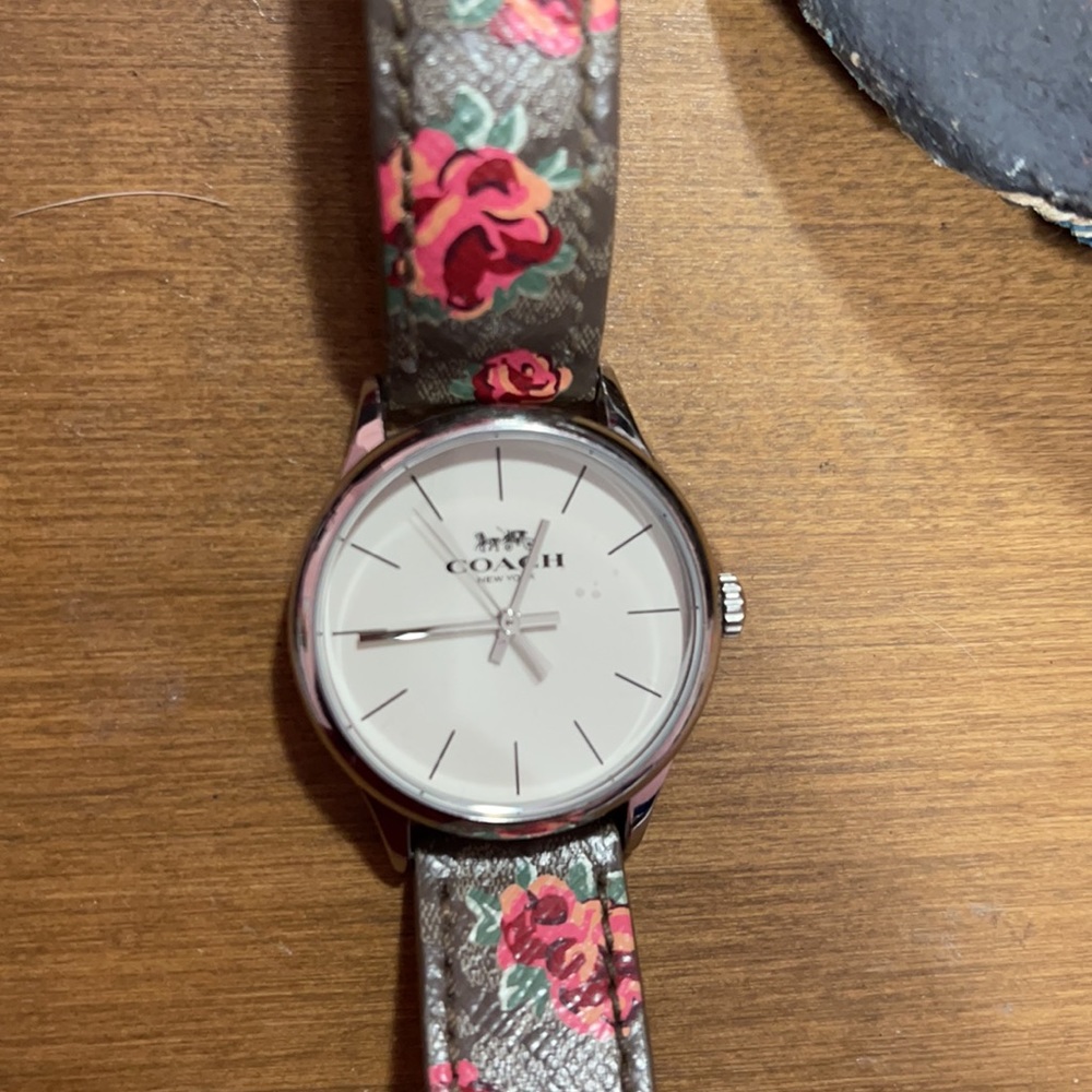 Floral Coach watch